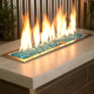 1/2 inch azuria fire glass​