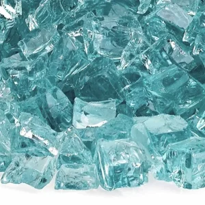 1/2 inch azuria fire glass​