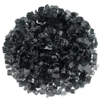 Classic Fire Glass 1/2 Inch Black