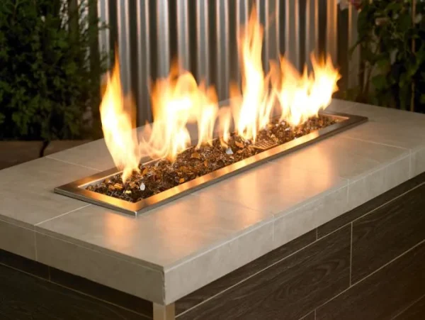 1/2 Inch Bronze Fire Glass