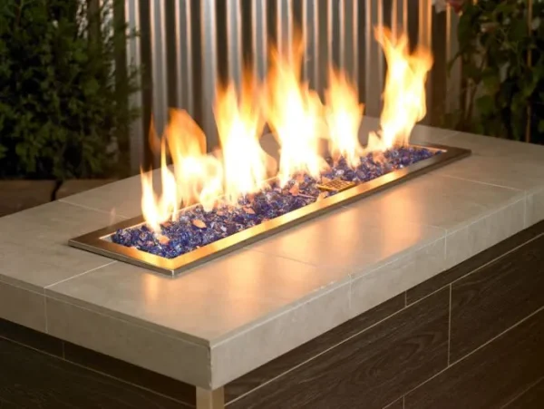 classic fire glass 1/2 inch cobalt blue