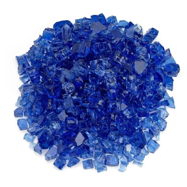 classic fire glass 1/2 inch cobalt blue classic fire glass 1/2 inch cobalt blue