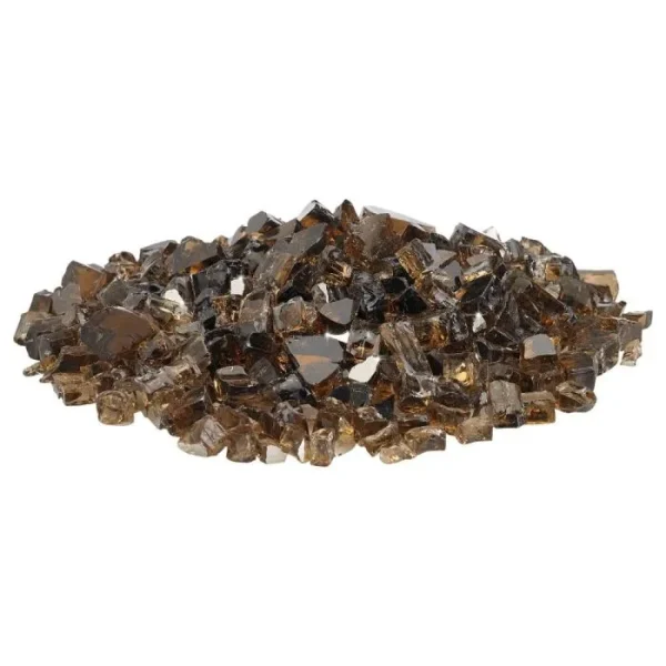 1/2 Copper Reflective Fire Glass