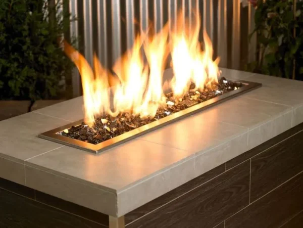 1/2 inch Gray Reflective Fire Glass