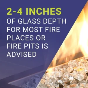 Classic Fire Glass 1/2 Inch Clear