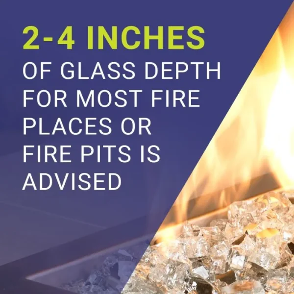 Classic Fire Glass 1/2 Inch Clear