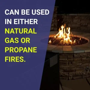 Classic Fire Glass 1/4 Inch Black