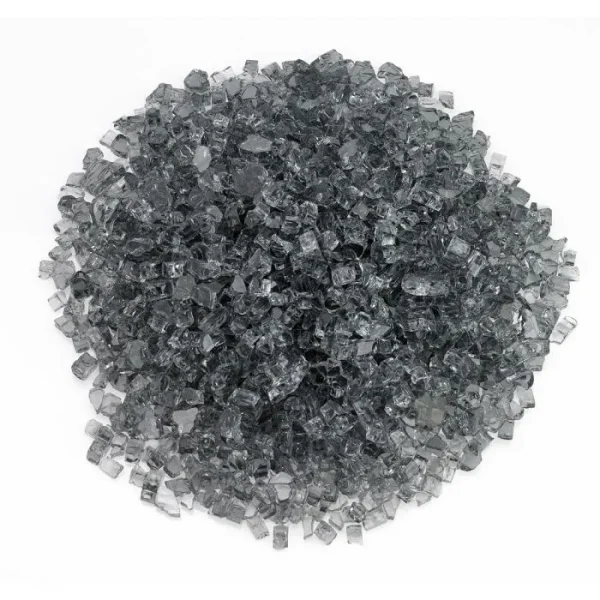 1/4 Inch Gray Fire Glass