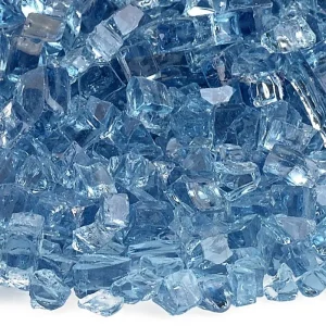 1/4 inch pacific blue fire glass