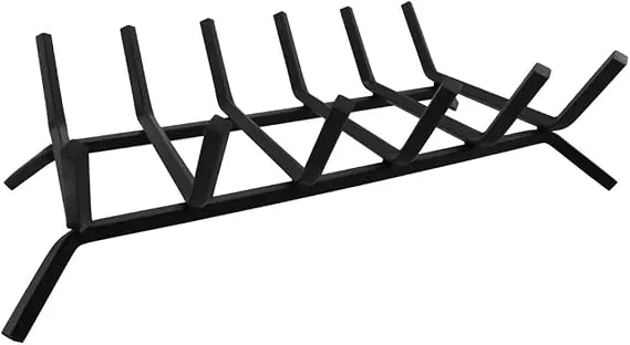 24" 5/8" 6-Bar Log Grill Grate – Standing Grill 24" 5/8" 6-Bar Log Grill Grate – Standing Grill