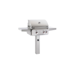 American-Outdoor-Grill-24-Standing-Post-Mount-TNG-Gas-Grill-No-Backburner-or-Warming-Rack