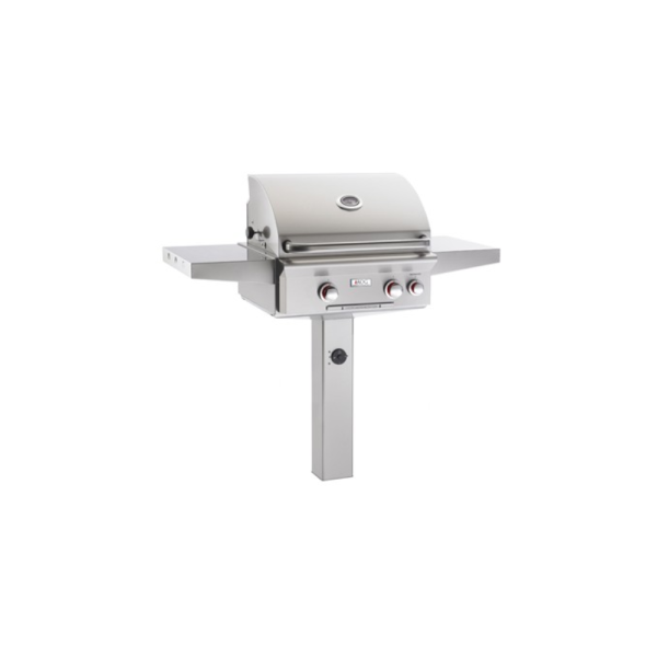 American Outdoor Grill 24” Standing Post-Mount TNG Gas Grill (No Backburner or Warming Rack) American-Outdoor-Grill-24-Standing-Post-Mount-TNG-Gas-Grill-No-Backburner-or-Warming-Rack