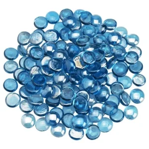 Aqua Blue Luster Fire Beads - fire glass​