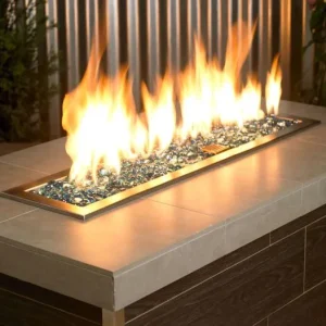 Aqua Blue Luster Fire Beads - fire glass​