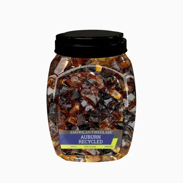 Auburn Fire Pit Glass - Medium