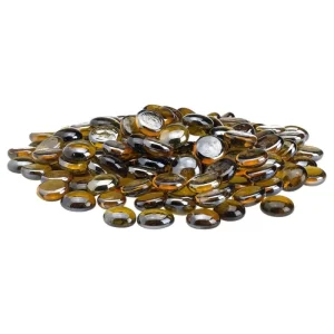 Caramel Luster Fire beads - fire glass