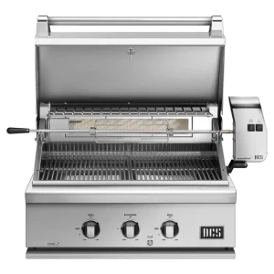 DCS 30" Built-In Natural Gas BBQ Grill with Rotisserie