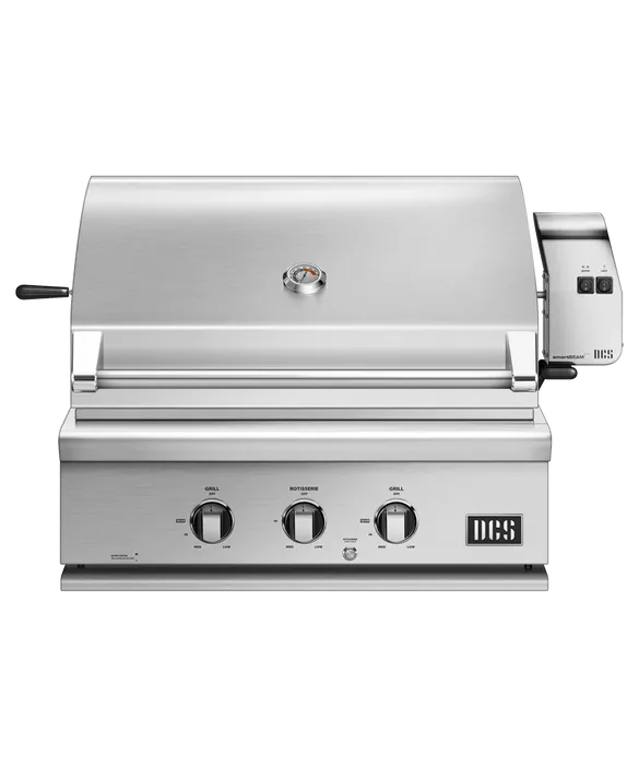 DCS 30" Built-In Natural Gas BBQ Grill with Rotisserie