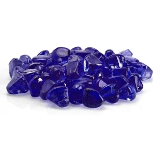 Midnight Blue Zircon Fire Glass
