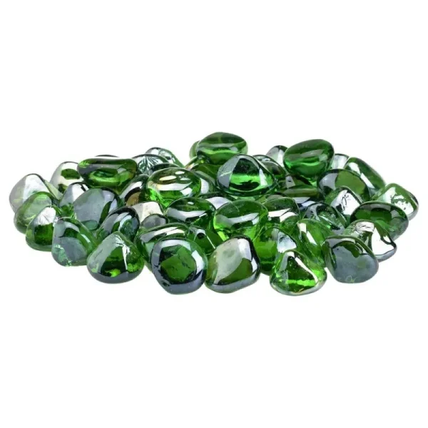 Shamrock Green Luster Zircon Fire Glass