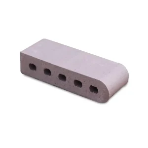 12-Inch Bullnose Cored Sterling Grey Brick