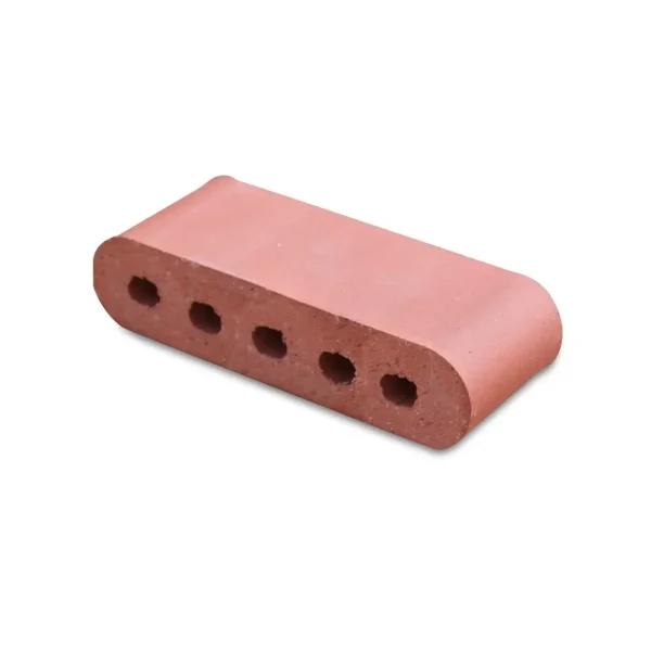 12-Inch Double Bullnose Cored Rose Tan Brick 12-Inch Double Bullnose Cored Rose Tan Brick12-Inch Double Bullnose Cored Rose Tan Brick