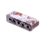 9-Inch Bullnose Cored Manufactured Reclaimed Brick