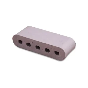 9-Inch Double Bullnose Cored Sterling Grey Brick