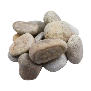 Mexican Beach Pebble | 1"- 2" Buff Mexican Beach Pebble