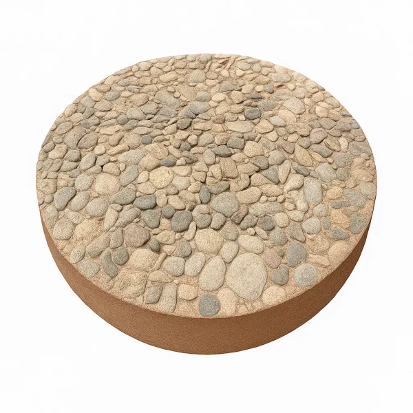 16 Round Exposed Aggregate Stepping Stone – Tan 16" Round Exposed Aggregate Stepping Stone – Tan