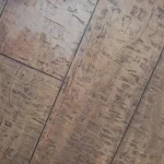 16" x 97" Hand Hewn Timber Plank - Concrete Stamp