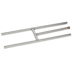24" x 6" Stainless Steel H-Style Burner