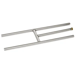 24" x 6" Stainless Steel H-Style Burner