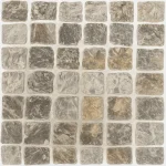 Cobblestone | 4"x4"x2 Autumn Breeze Cobble Tumbled