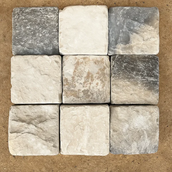 Cobblestone | Lompoc Stone Cobble Tumbled 4"x4"x1-3/4"
