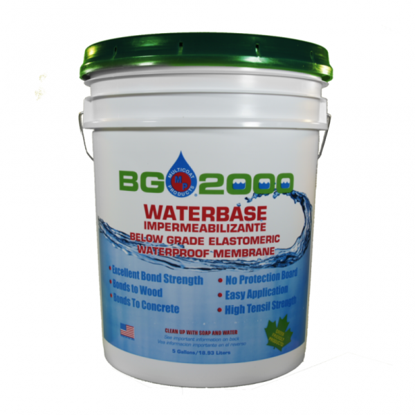 Multicoat BG2000 Waterproofing Coating – 5 Gallon