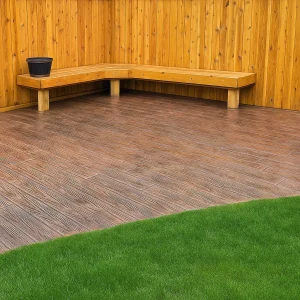 Proline 72" x 30" Random Boardwalk 6" Wood Plank Stamp - Concrete Stamp - Image 4