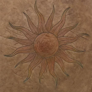 Proline Flaming Sun Medallion Concrete Stamp
