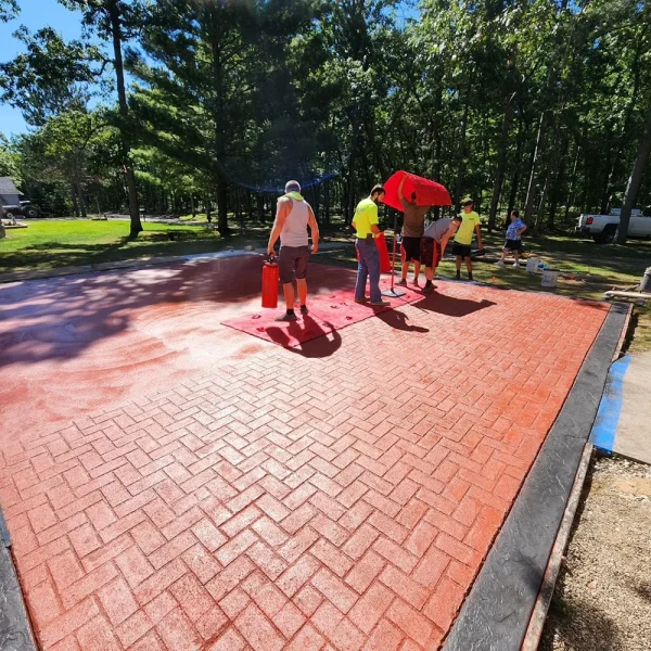 Proline Magnetic Stamp Set Boston Brick Herringbone - Concrete Stamp