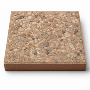 Stepping Stone | Square Exposed Aggregate Stepping Stone