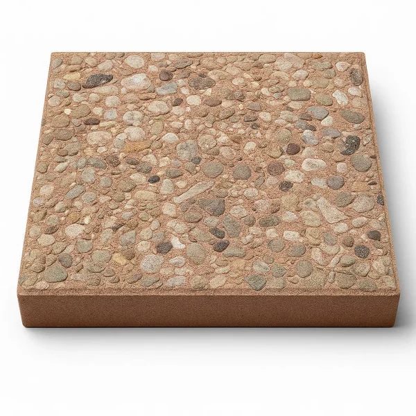 Stepping Stone | Square Exposed Aggregate Stepping Stone