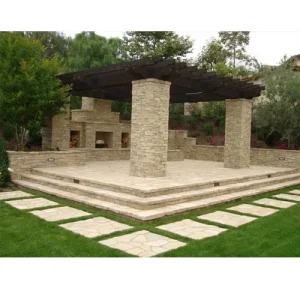 Thin Stone Veneer Lompoc Mountain Ledge Cream Thin Veneer