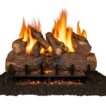 real fyre charred oak gas log set​ - 30 inch set