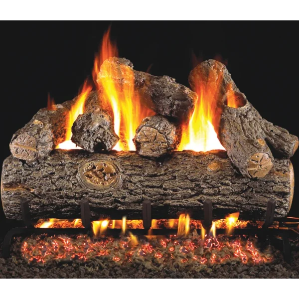 real fyre golden oak designer plus​ - 20 inch set