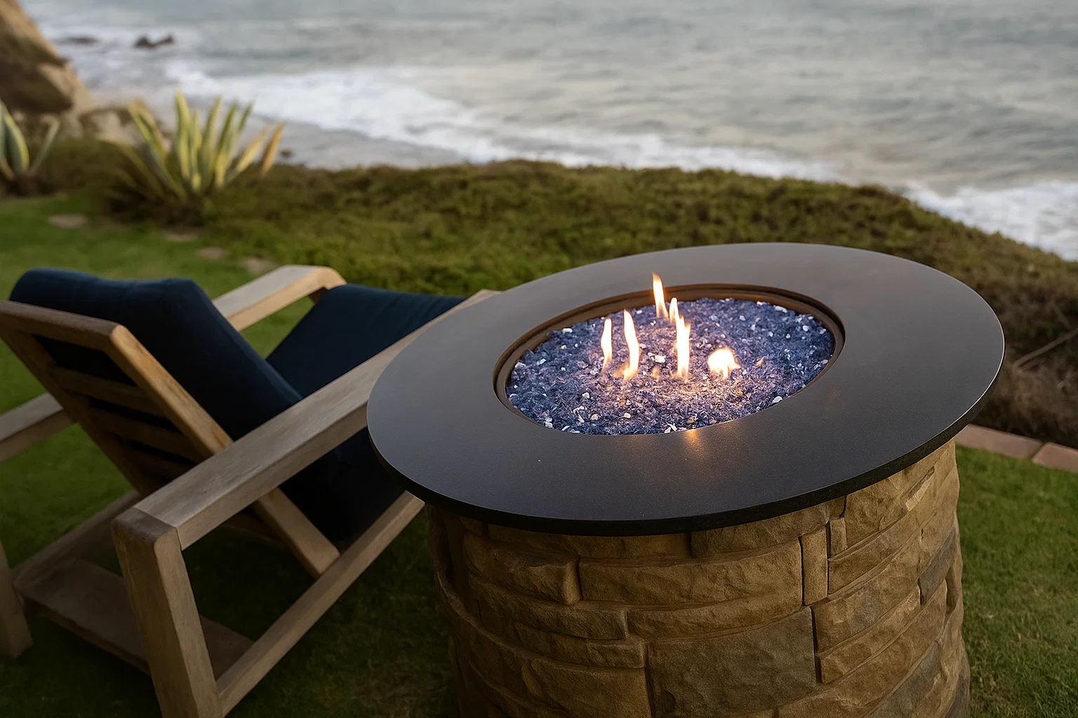How Reflective Fire Pit Glass Transforms Outdoor Spaces