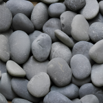 Black Mexican Beach Pebble 2"-3"