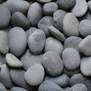 Black Mexican Beach Pebble 2"-3"