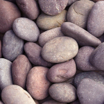 Mexican Beach Pebbles Red - 3-5 inches