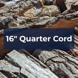 1/4 Cord 16" Walnut