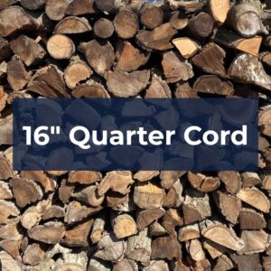 1/4 Cord 16" Oak & Almond